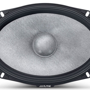 Pair Alpine R2-S69C 6x9" 2-Way Component Car Audio Speakers High-Resolution