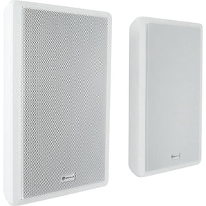 JBL CSMA240 Commercial Amplifier+(8) White Wall Speakers For Restaurant/Bar/Cafe
