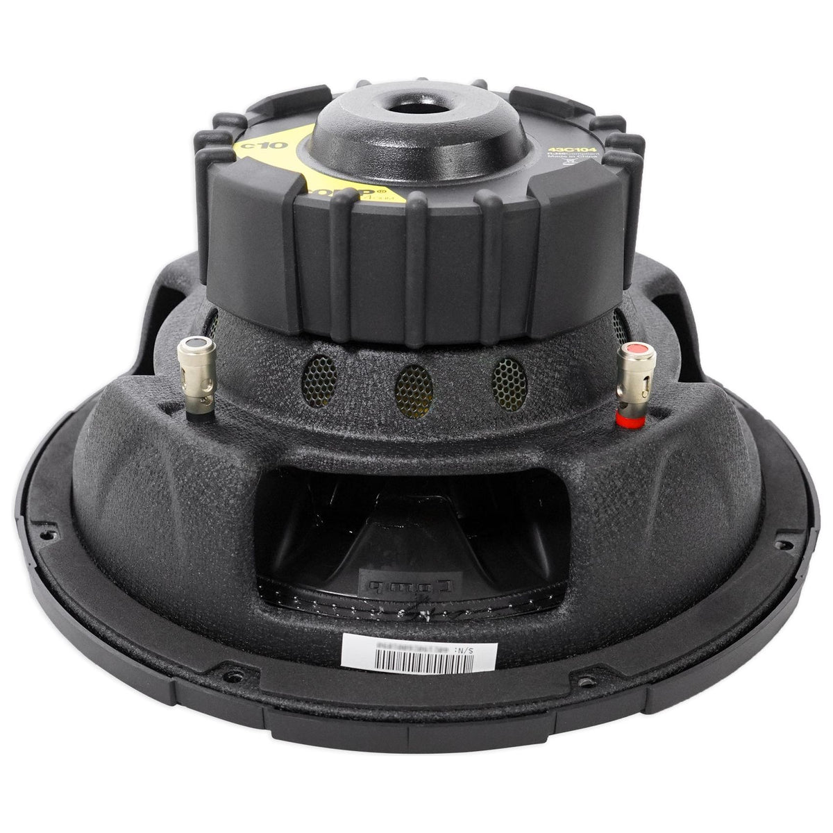 KICKER 43C104 Comp 10" 300 Watt Car Audio Subwoofer Sub+Mono Amplifier+Amp Kit