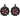 2 Rockville 8" 900w LED Speakers+SSV Swivel Cage Pods For Honda Talon w/ 2" Cage