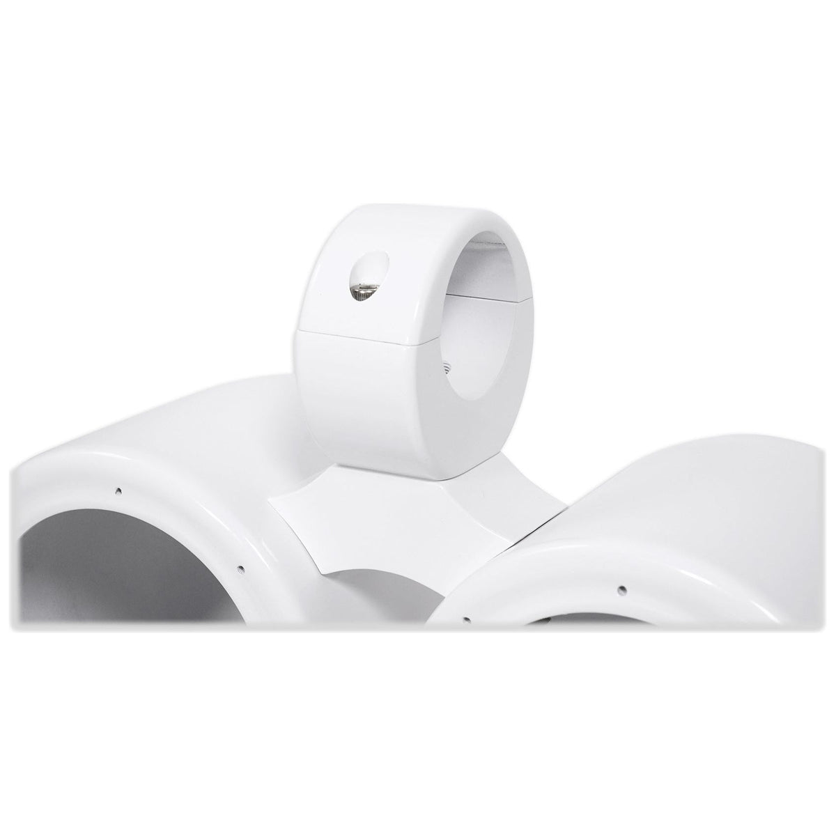 DMAC65W Dual 6.5" White Aluminum Wakeboard Tower Speaker Pods+Cover