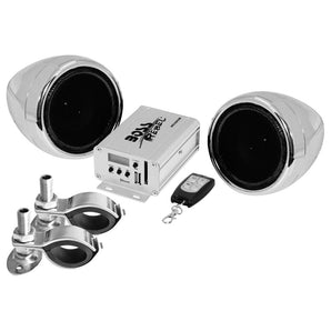 Boss Audio MC520B  600w Bluetooth Speakers+Amp Handlebar System Motorcycle/ATV