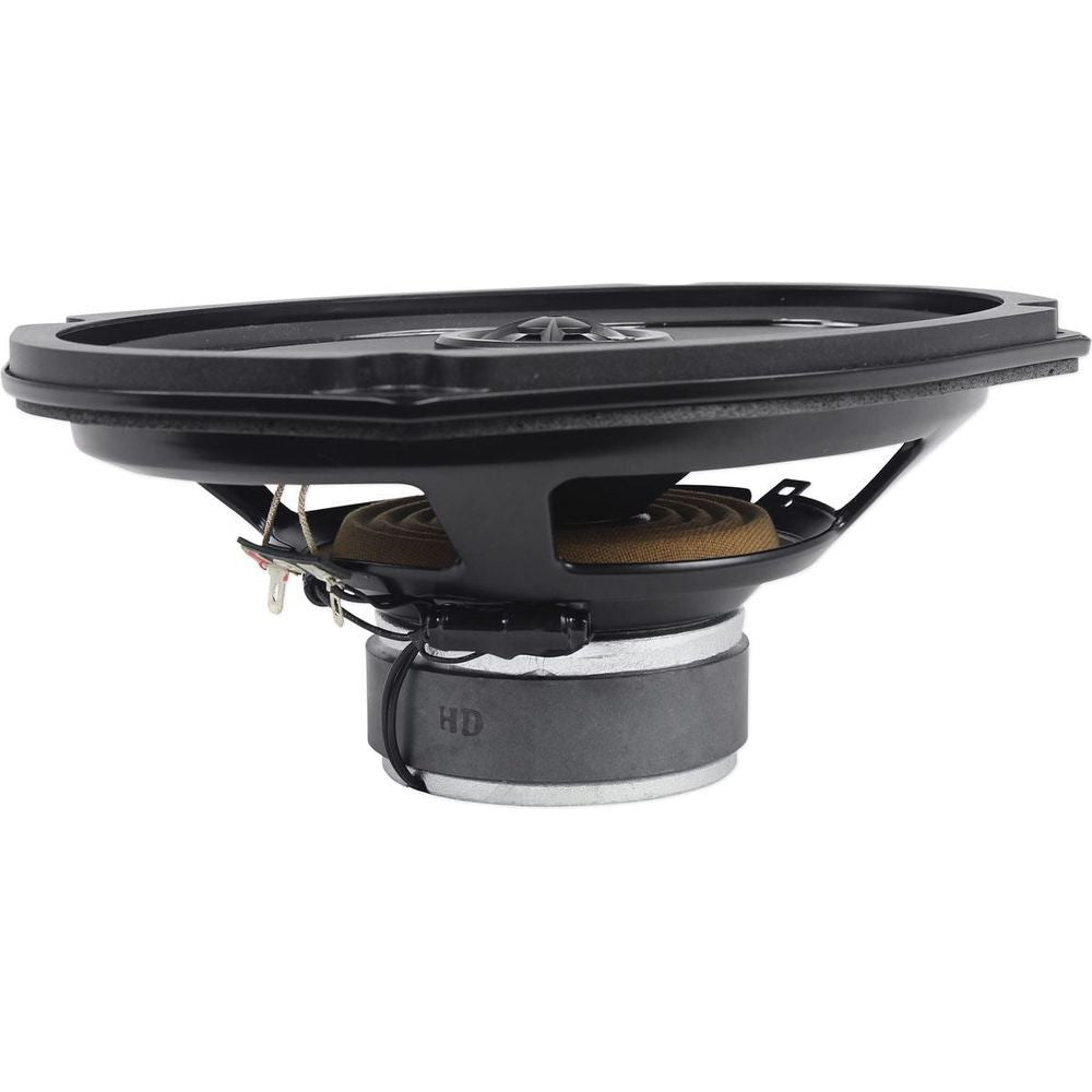 (2) kicker PS69 6x9" 360° Swivel Black Aluminum Surface Mount Boat Speakers