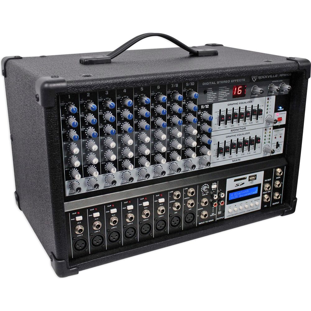 RSG15.24 Dual 15" 2-Pack + RPM109 V2 Powered Mixer Bundle