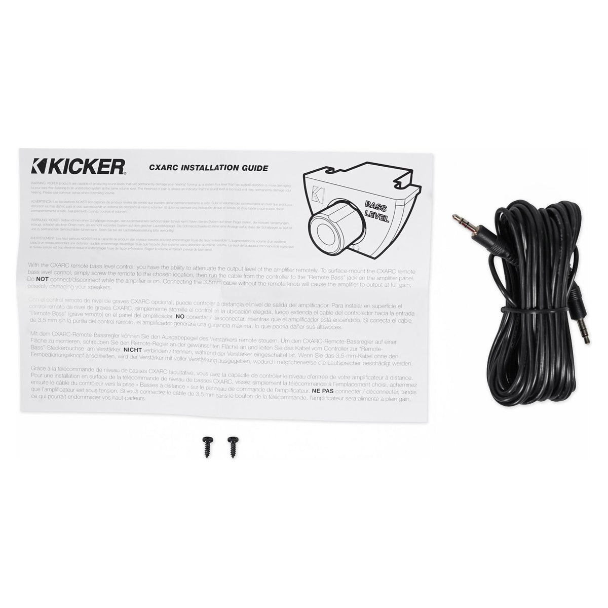 KICKER 46CXARCT Remote Control For 46CX 45CXA Series Amplifiers Amps