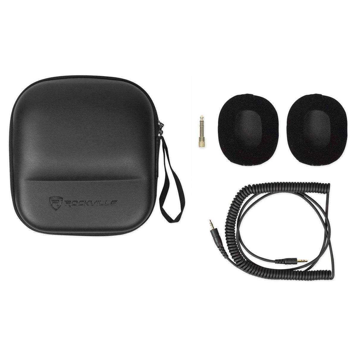 PRO‑M50 SR Headphones 4-Pack + RHPA4 Headphone Amplifier Bundle