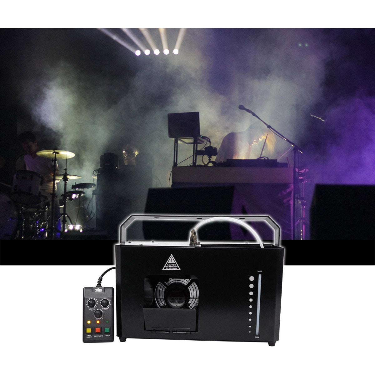 Chauvet Hurricane Haze 4D DMX Hazer Machine w/ Remote+Timer+(3) Gallons Fluid