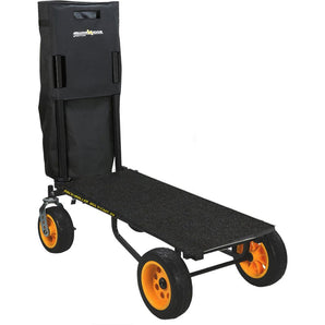 RocknRoller R18RT R18 700lb Capacity DJ PA Transport Cart+Equipment Bag+Deck