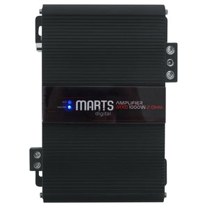 Marts Digital MXD 1000 2 OHM 1000w RMS Mono Car Amplifier Class D Amp+Bass Knob