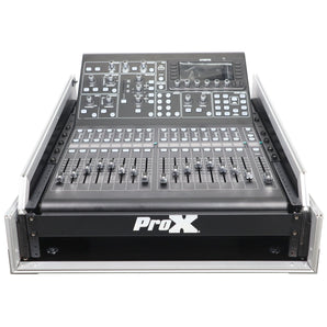 ProX T-12MRSS13ULT 13U Top Mixer/DJ 12U Rack Combo Flight Case W/Shelf + Casters