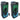 (2) Rockville BASS PARTY 65 Rechargeable LED Bluetooth Speakers w/Wireless Link