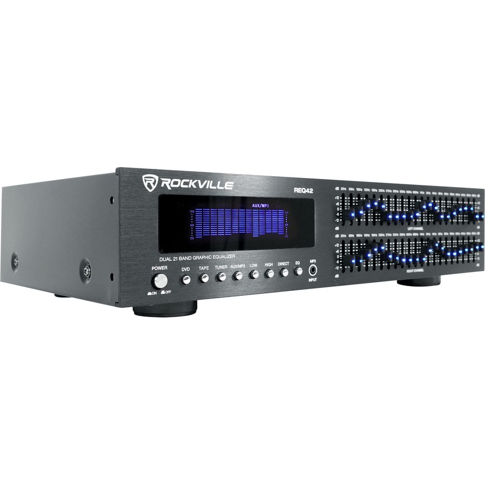 Home Theater Bluetooth Receiver+Equalizer EQ+(2) 8" Ceiling Speakers