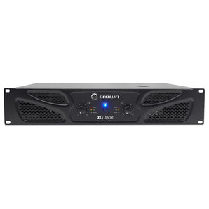 Crown Pro XLi3500 2700w 2 Channel Power Amplifier XLI 3500+AT Microphone+Stand