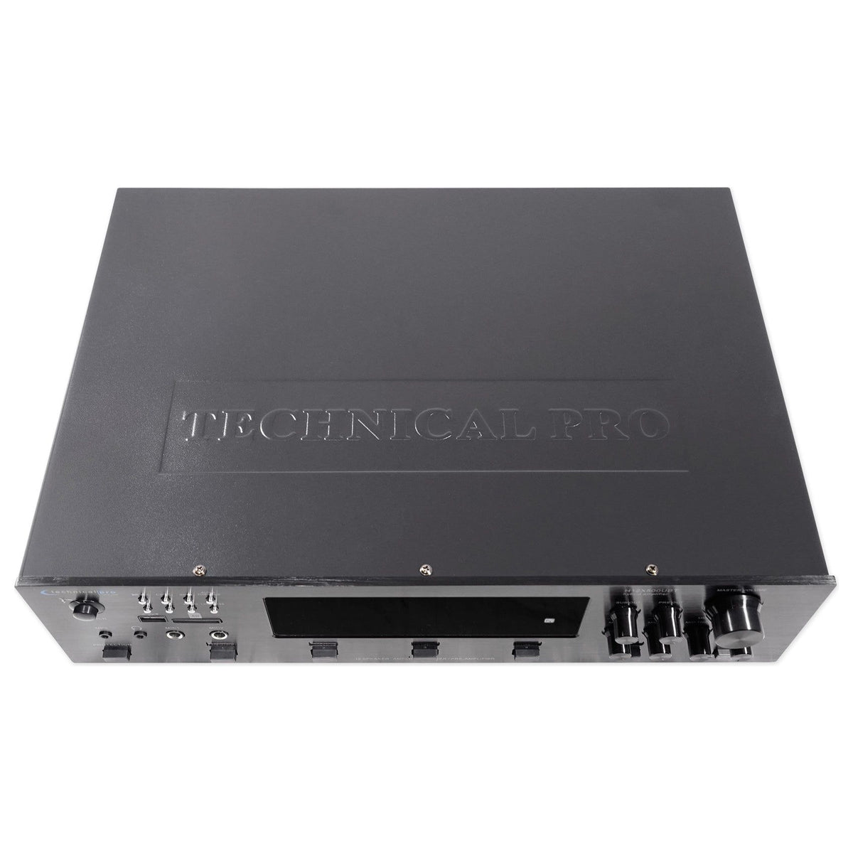 6-Zone Receiver with (4) Pairs of Black 5.25" Indoor/Outdoor Speakers, Commercial Package
