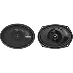 4) Memphis Audio PRX6902 6x9" 120 Watt Car Speakers+Bluetooth Party Speaker