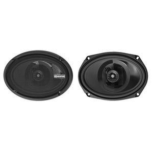 2) Memphis Audio PRX6902 6x9"+5.25" Car Audio Coaxial Speakers+Rockmat Sound Kit