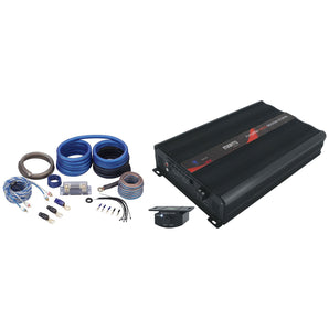 Marts Digital MXD 8000 2 OHM 8000w RMS Mono Car Amplifier+Bass Knob+OFC Amp Kit