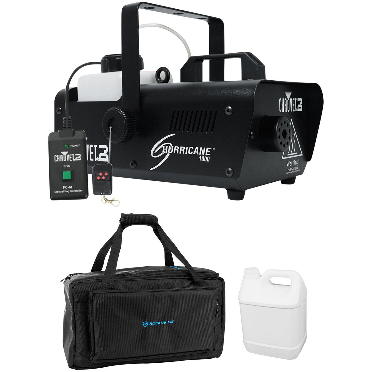 H1000 Hurricane Fog Machine + Waterproof Bag