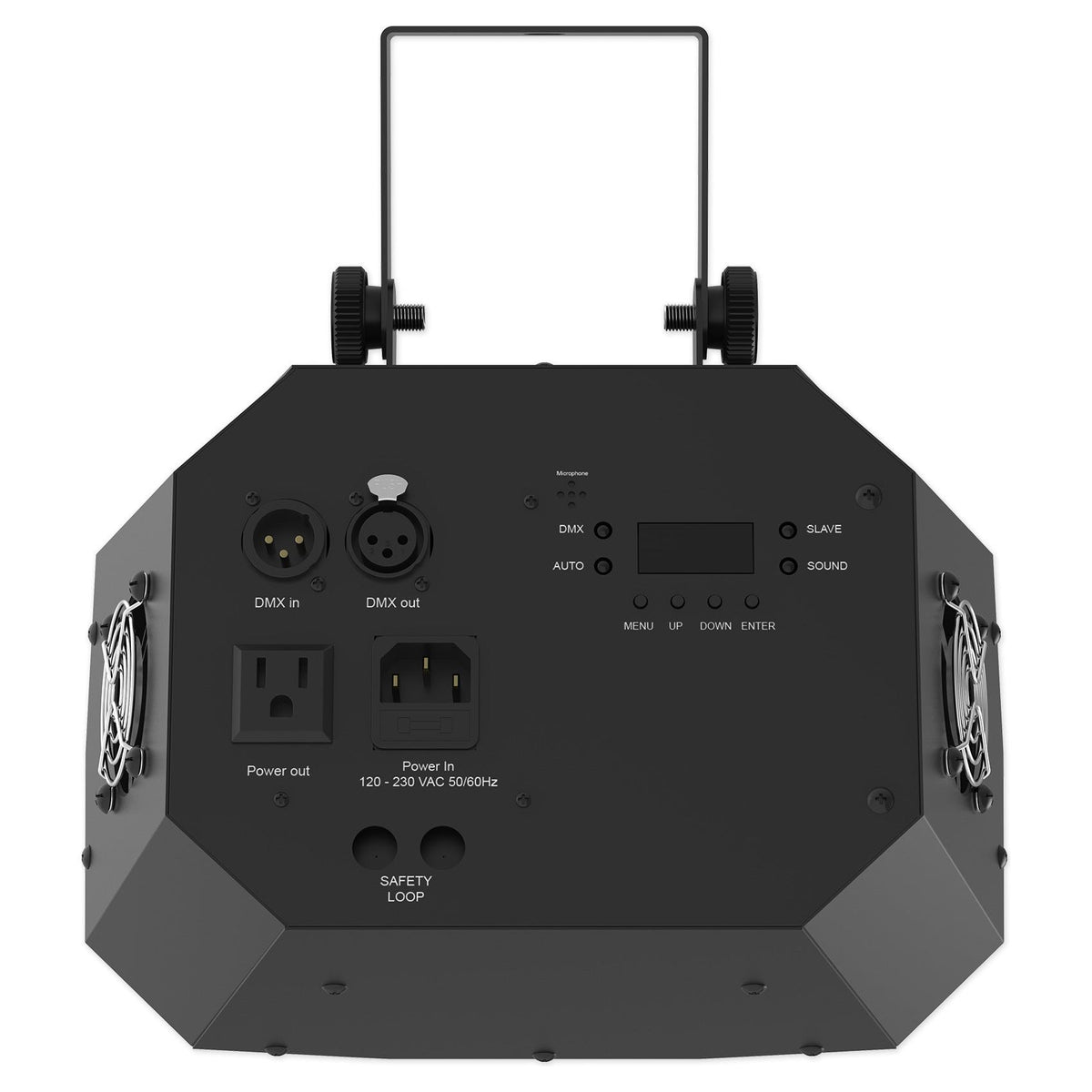 (4) Wash FX 2 RGB+UV Effect Wash Lights + Haze Machine + Fluid
