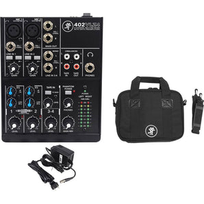 New! Mackie 402VLZ4 4-ch. Compact Analog Low-Noise Mixer w/ 2 ONYX Preamps + Bag