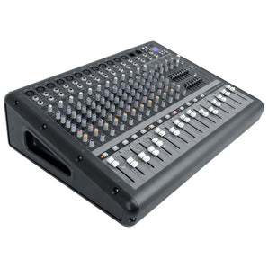 Rockville RPM1470 14-Channel 6000w Powered Mixer, USB, Effects For Church/School