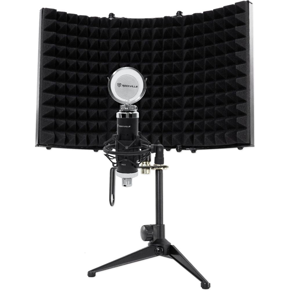 RCM03 Condenser Microphone + RockShield 1 Isolation Shield Bundle