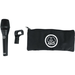 AKG P5I Handheld Dynamic Metal Vocal Microphone+Tripod Mic Stand w/Boom