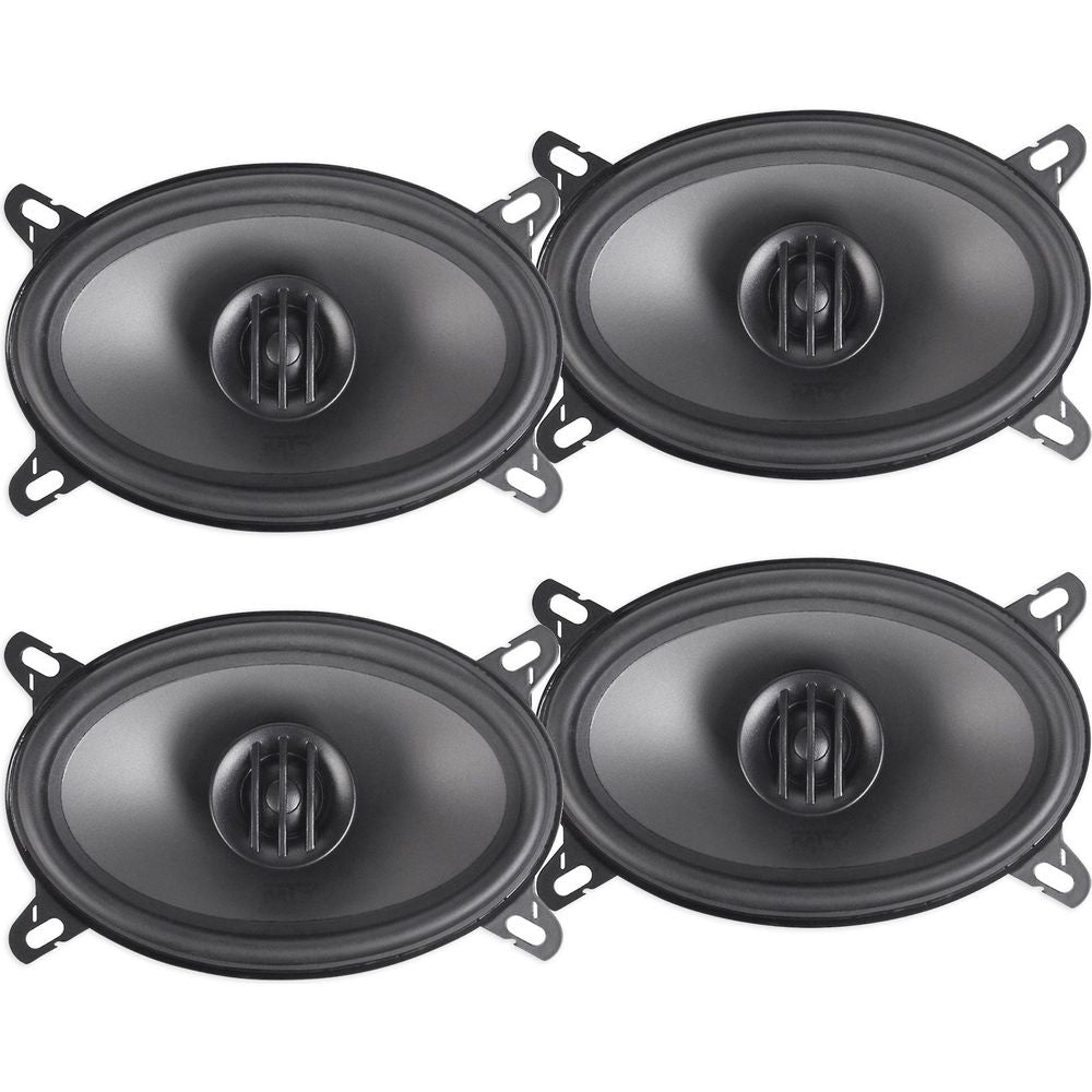 (4) MTX THUNDER46 4x6" 2-Way Coaxial Car Audio Speakers