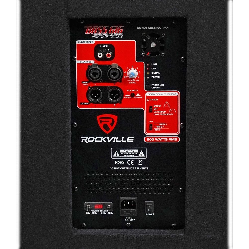 RPG15 2-Pack + RBG18S 18" Subwoofer Bundle