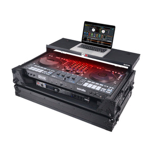ProX XS-RANEFOUR WLTBL LED ATA Road Case For RANE Four DJ Control+Laptop Shelf