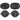 (2) Rockville RV69.4A 6x9" 1000w 4-Way Car Speakers+(2) 3.5" 200w 3-Way Speakers