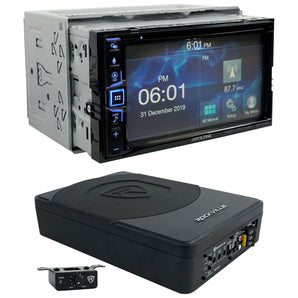 Alpine INE-W970HD 6.5" Car DVD CarPlay/Android Auto/GPS Receiver+Under-Seat Sub