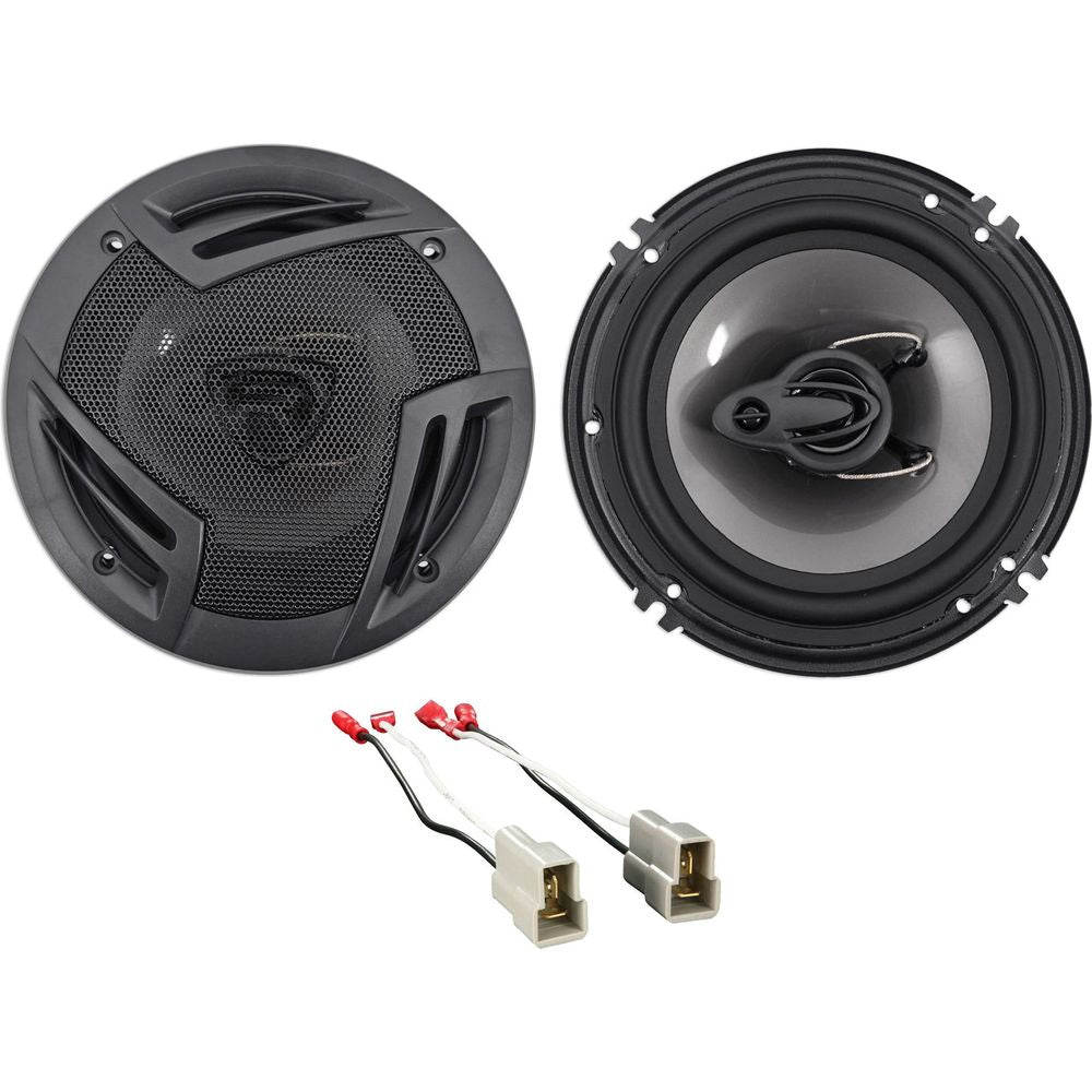 Rockville Rear Door 6.5" Speaker Replacement Kit For 2000-2004 Subaru Outback