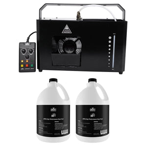 Chauvet Hurricane Haze 4D DMX Water Based Haze Machine+Remote+(2) Gallons Fluid