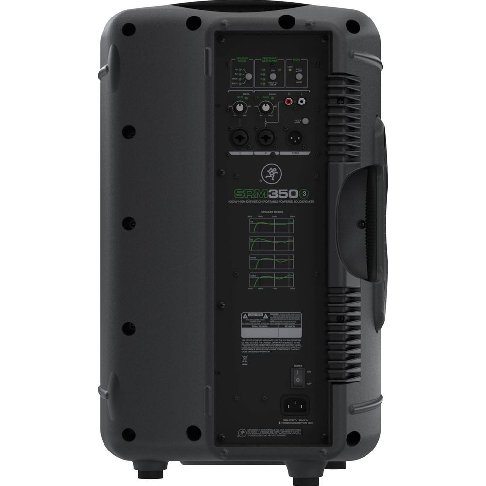 SRM350V3 1000W 10" Powered PA Speaker With DSP, Headphones & Stand