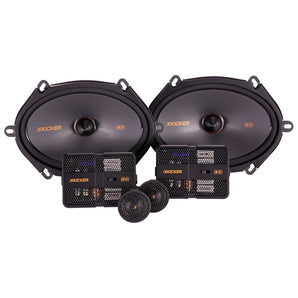 Kicker 47KSS6804 6x8" 100 Watt Car Audio Component Speakers Pair KSS680