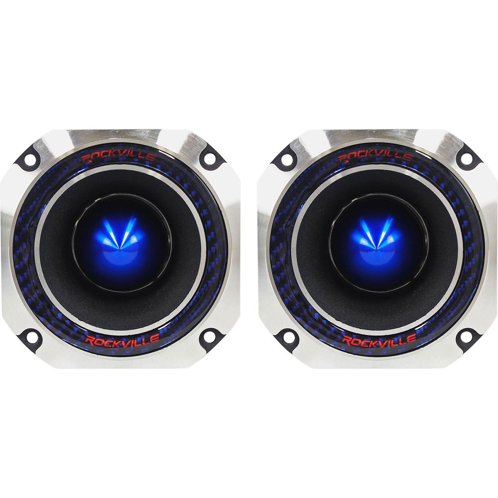 (2) RT4 2" Home Theater Tweeters Titanium Compression Horns w/240 Watts