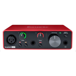 Focusrite SCARLETT SOLO 3rd Gen 192kHz USB Audio Recording Interface