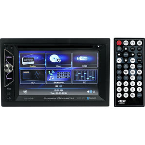 Power Acoustik PD-620HB 6.2” Car Monitor DVD/CD Receiver w/Bluetooth+Back-up Cam