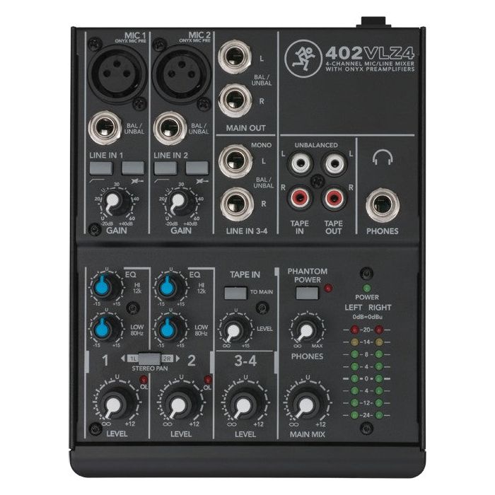402VLZ4 4-Channel Mixer & Portable Mixer Stand