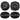 (2) Polk Audio MM522 5.25” 600 Watt Car Audio Speakers+(2) Kicker 6x9" Speakers