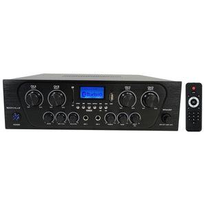 Rockville RPA40BT 1000w 4 Zone Home Stereo Amplifier+Wifi Streaming Receiver