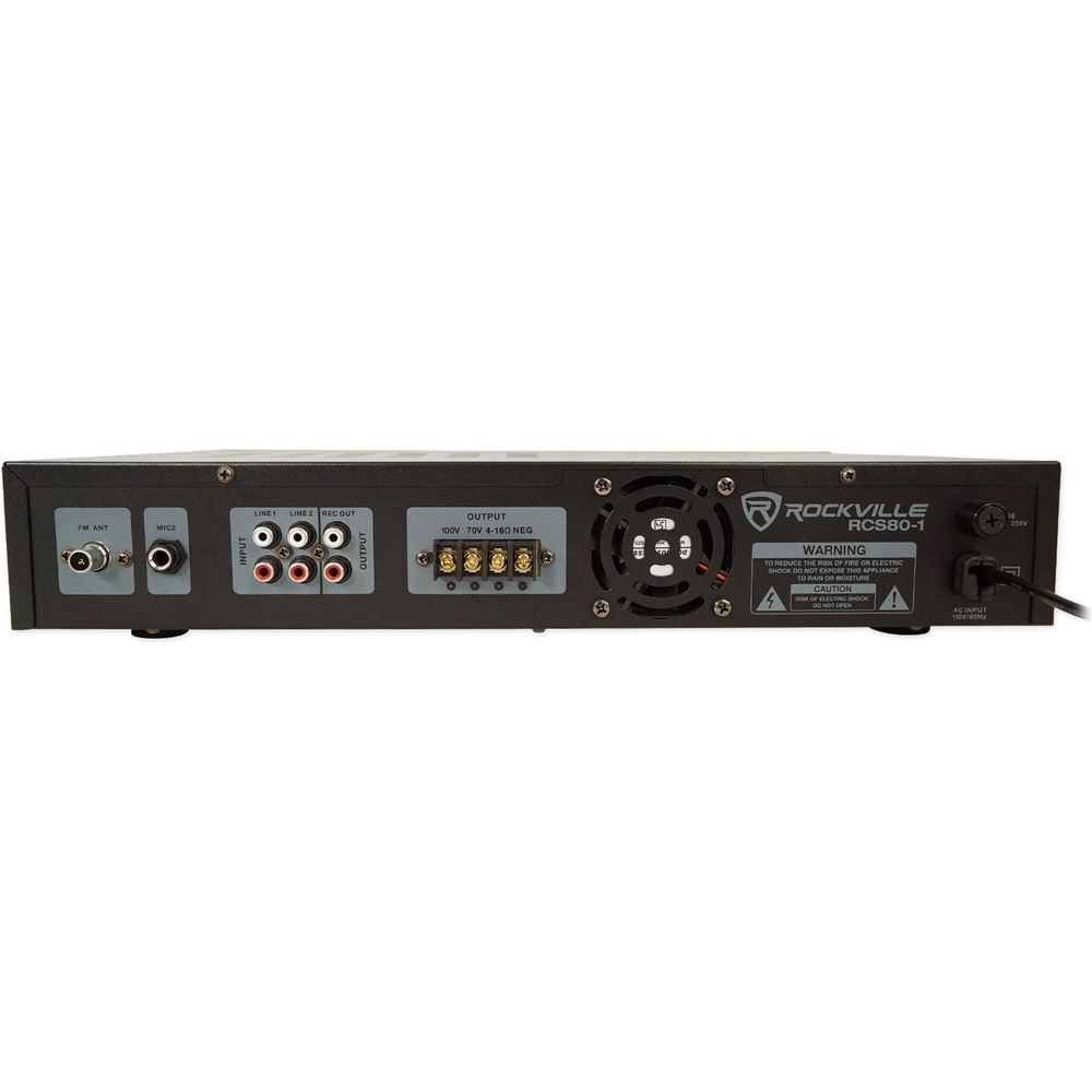 RCS80-1 + WET-7020B Black Speakers Bundle