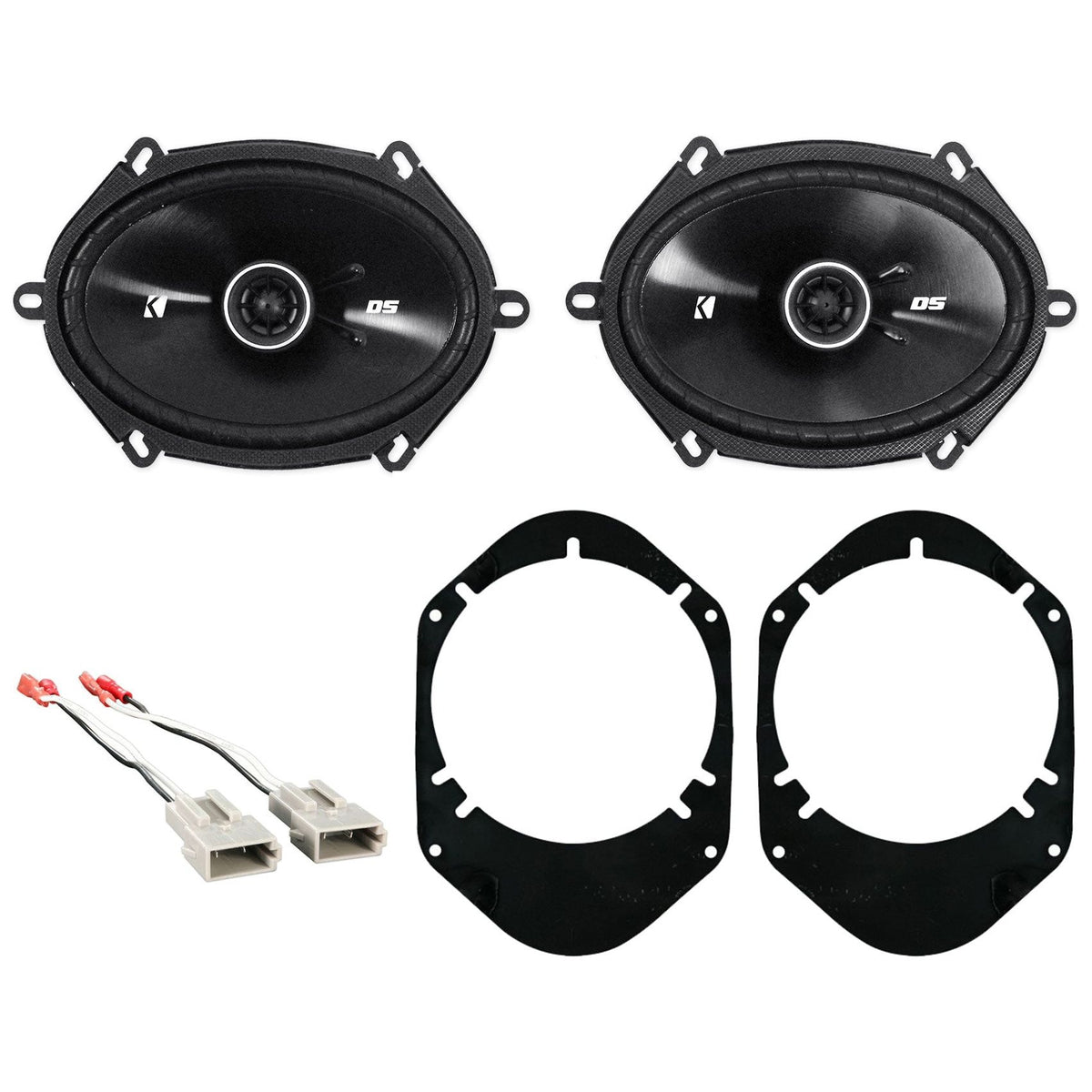 6x8" Front Factory Speaker Replacement Kit For 1998-2001 Ford Explorer