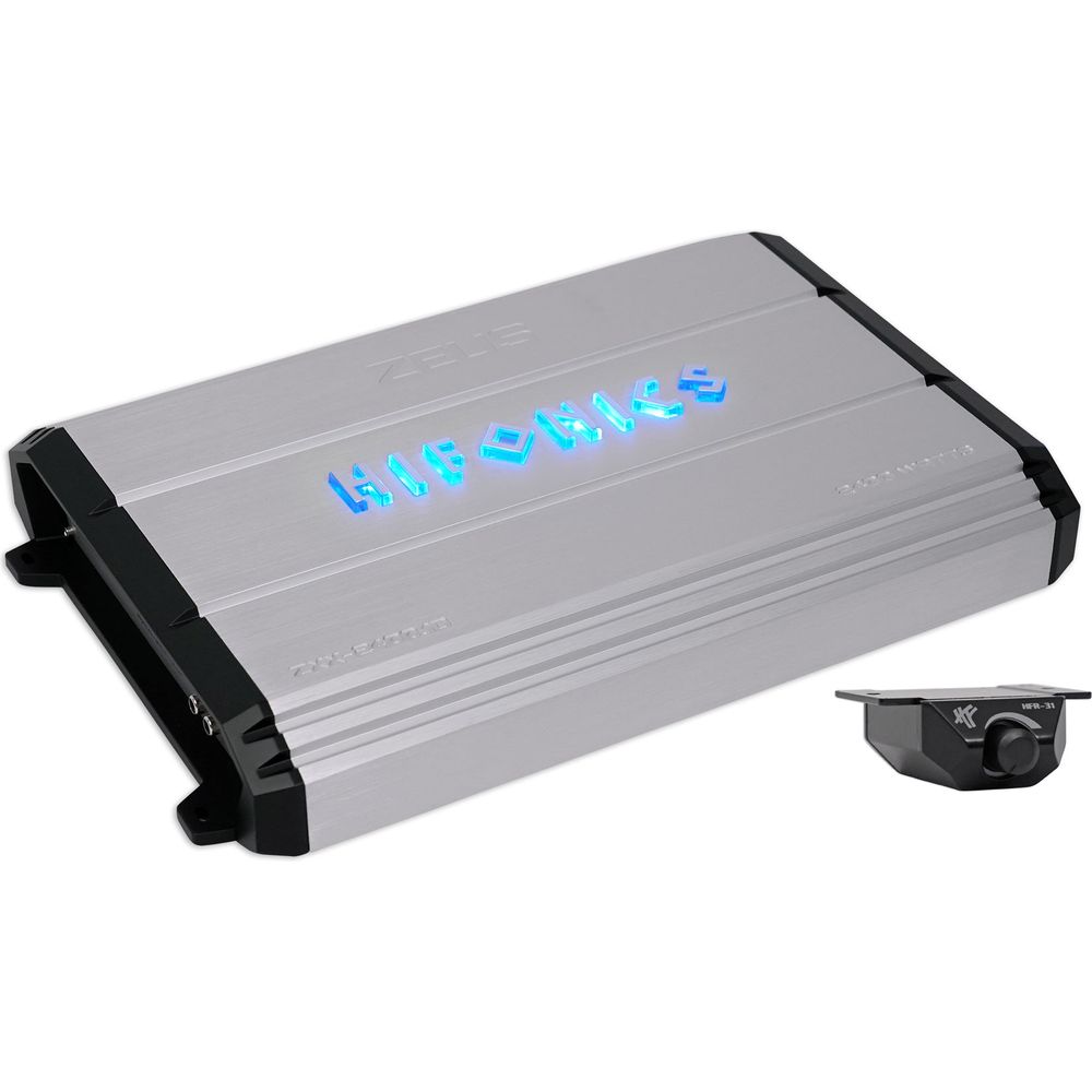 Hifonics Zeus ZXX2400.1D 2400W Mono Block Class D Car Amplifier+Bass