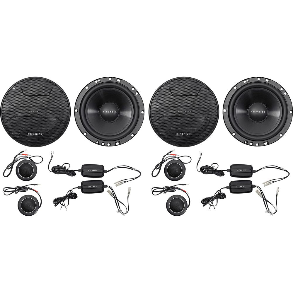 2-Pairs ZS65C 6.5" Component Car Audio Speakers