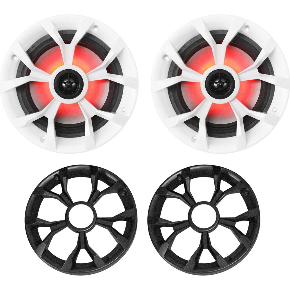 + SSV 6.5" Swivel Roll Bar Speakers For 2017-Up Jeep Wrangler JL 4 Door