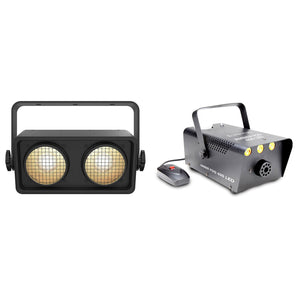 Chauvet Shocker 2 Dual Zone Dance Floor DMX COB LED Blinder Stage Light + Fogger