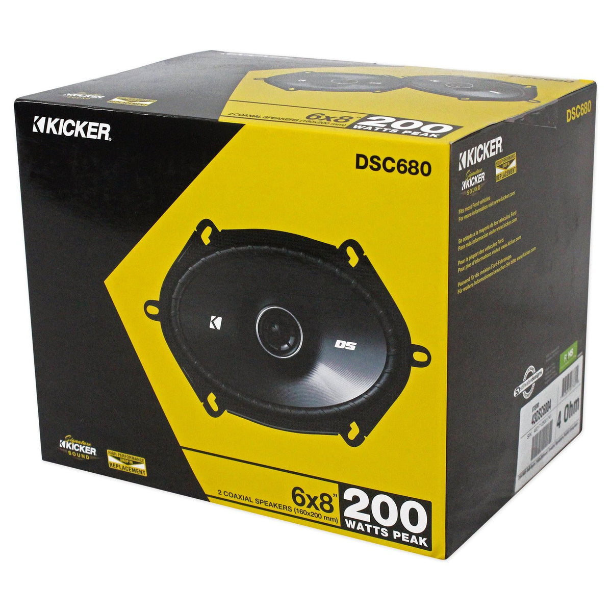 6x8" Front Factory Speaker Replacement Kit For 1998-2001 Ford Explorer