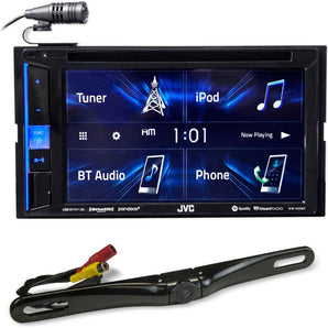 JVC KW-V25BT 6.2" DVD/CD Receiver Bluetooth Monitor XM/iphone/Android+Camera